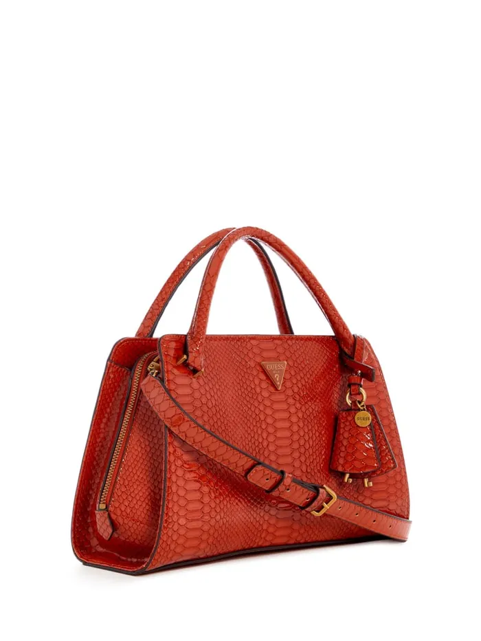 GUESS Handbags Georgina Girlfriend Satchel White 8211 Women