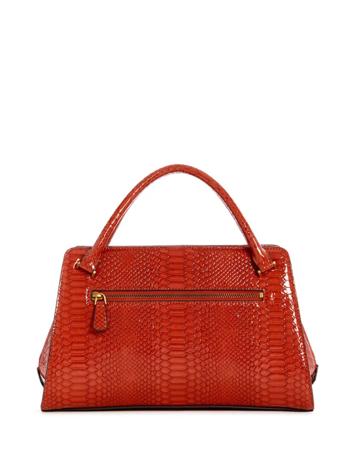 GUESS Handbags Georgina Girlfriend Satchel White 8211 Women