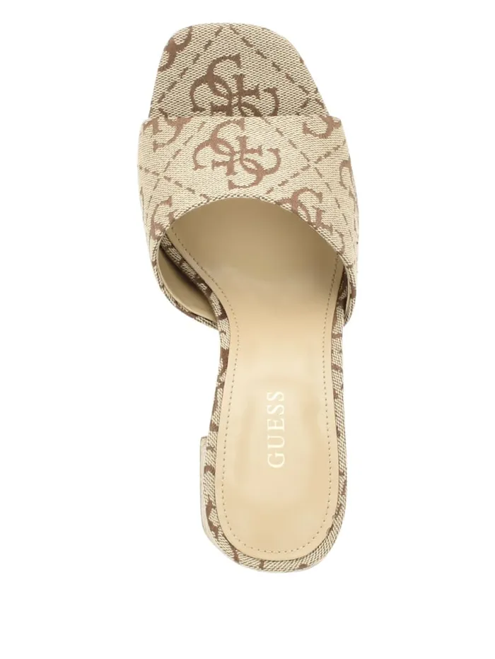 GUESS Heels Jadah Logo Platform Heels Colors 8211 Unisex