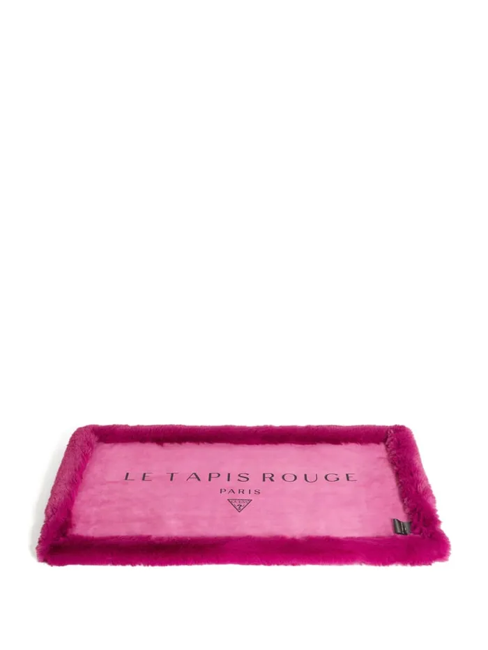 GUESS Home FauxFur Pet Carpet Blue 8211 Women