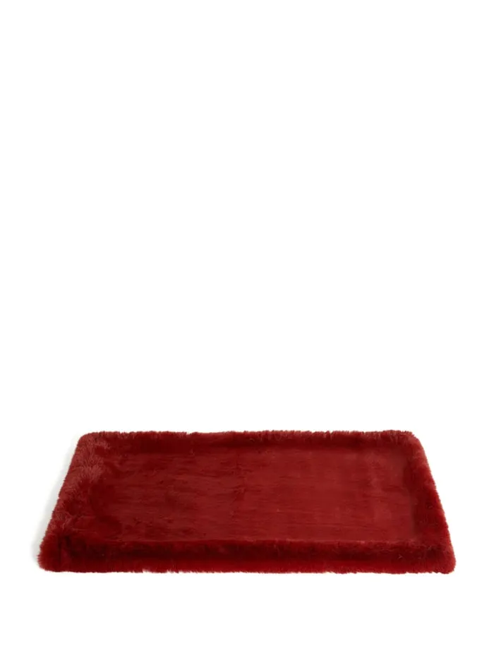 GUESS Home FauxFur Pet Carpet Blue 8211 Women