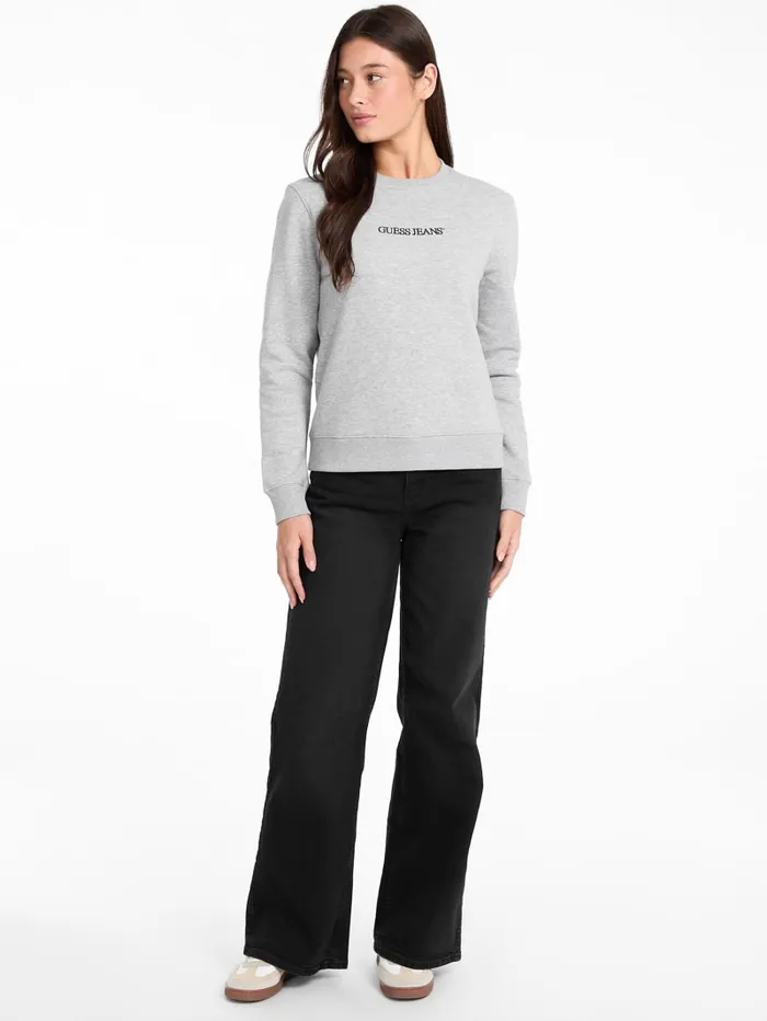 GUESS Hoodies and Sweaters Embroidered Logo Sweatshirt Red 8211 Women