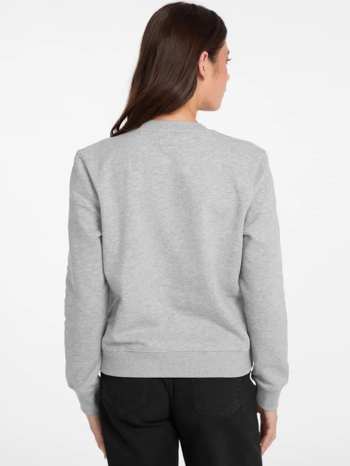 GUESS Hoodies and Sweaters Embroidered Logo Sweatshirt Red 8211 Women