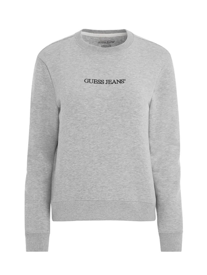 GUESS Hoodies and Sweaters Embroidered Logo Sweatshirt Red 8211 Women