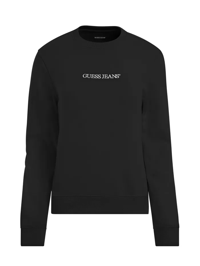 GUESS Hoodies and Sweaters Embroidered Logo Sweatshirt Red 8211 Women