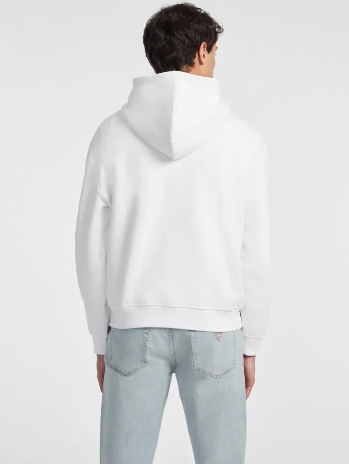GUESS Hoodies and Sweaters Logo Patch Hoodie Black 8211 Men