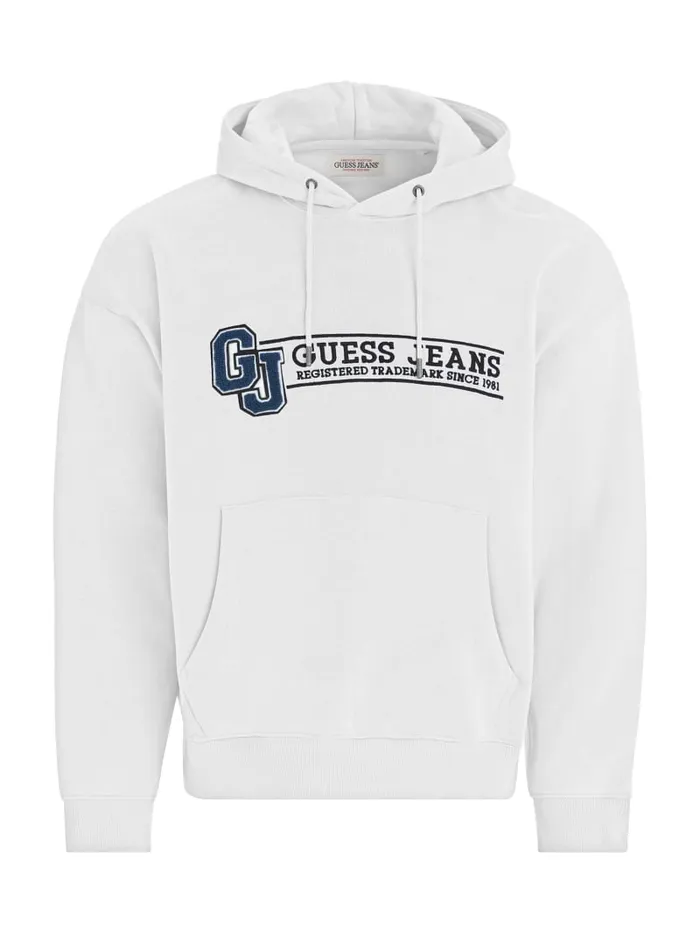 GUESS Hoodies and Sweaters Logo Patch Hoodie Black 8211 Men