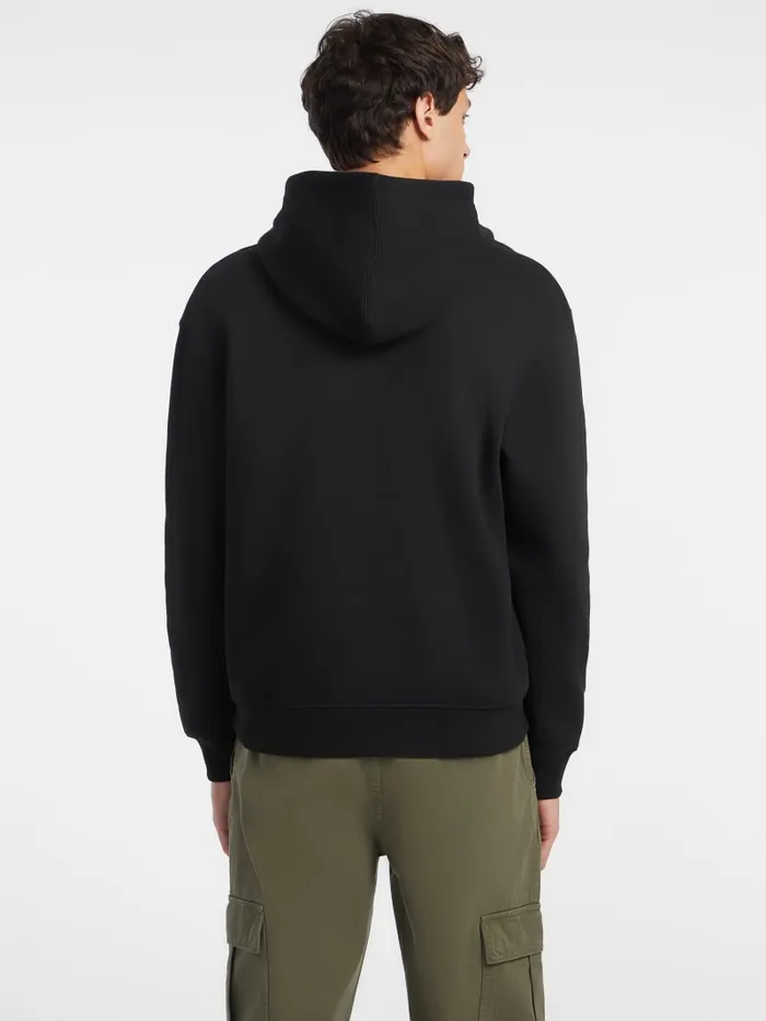 GUESS Hoodies and Sweaters Logo Patch Hoodie Black 8211 Men