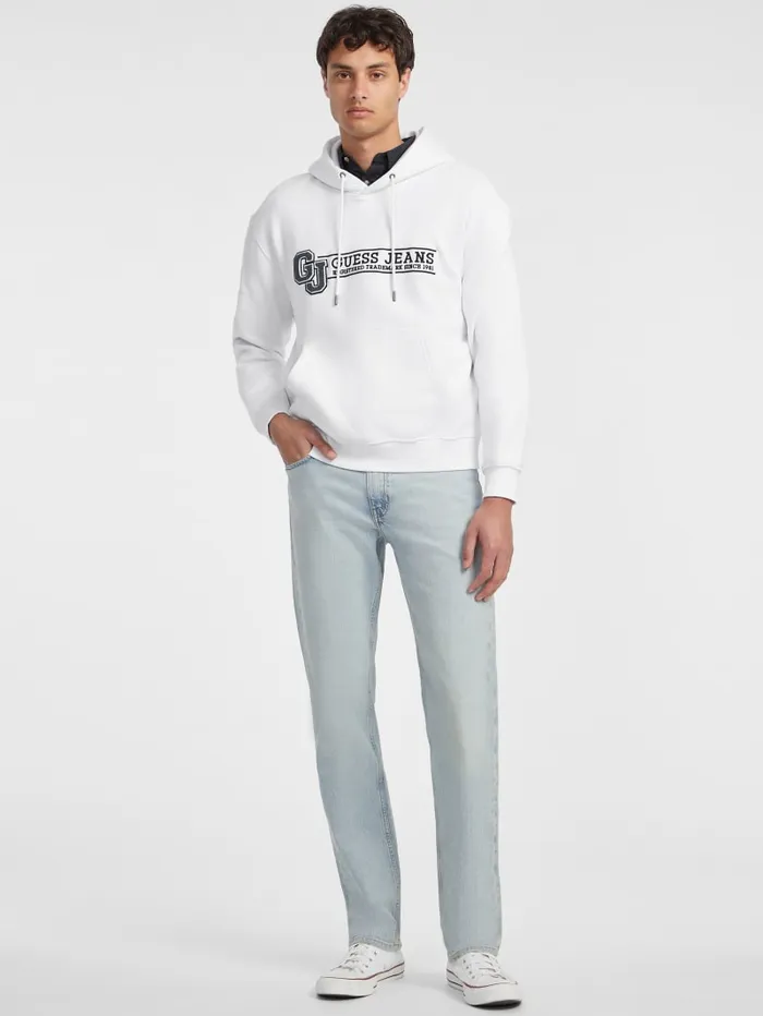 GUESS Hoodies and Sweaters Logo Patch Hoodie Black 8211 Men