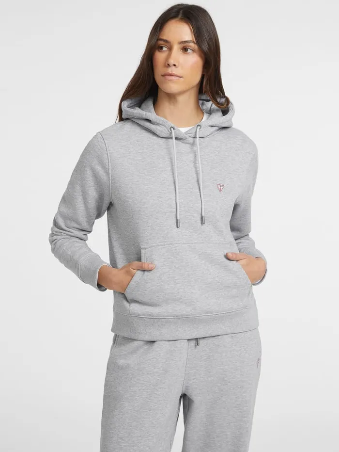 GUESS Hoodies and Sweaters Mini Patch Hoodie Green 8211 Women