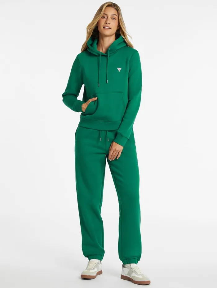 GUESS Hoodies and Sweaters Mini Patch Hoodie Green 8211 Women