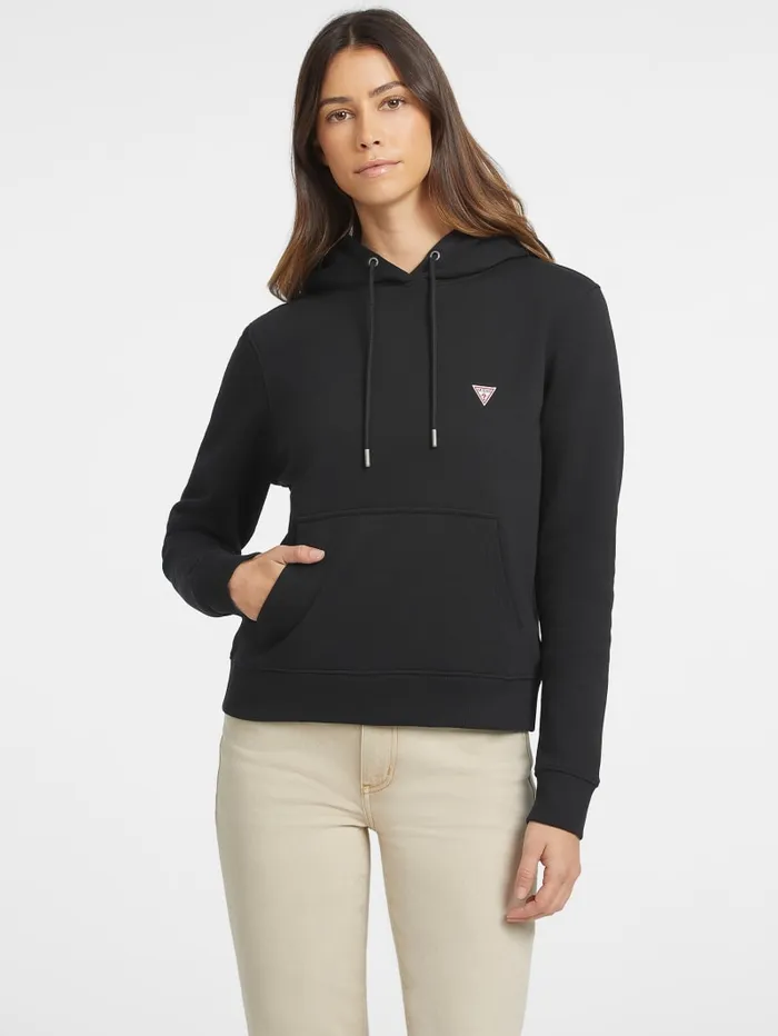 GUESS Hoodies and Sweaters Mini Patch Hoodie Green 8211 Women