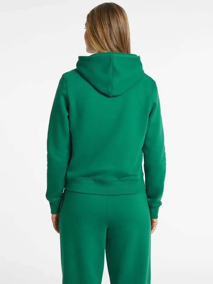GUESS Hoodies and Sweaters Mini Patch Hoodie Green 8211 Women