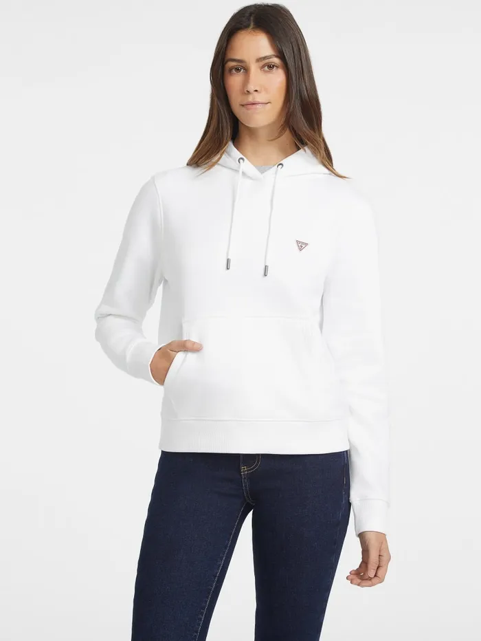 GUESS Hoodies and Sweaters Mini Patch Hoodie Green 8211 Women