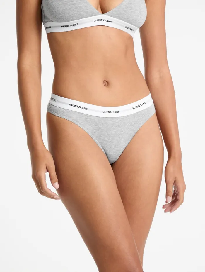 GUESS Intimates Eco Jeans Thong Gray 8211 Women