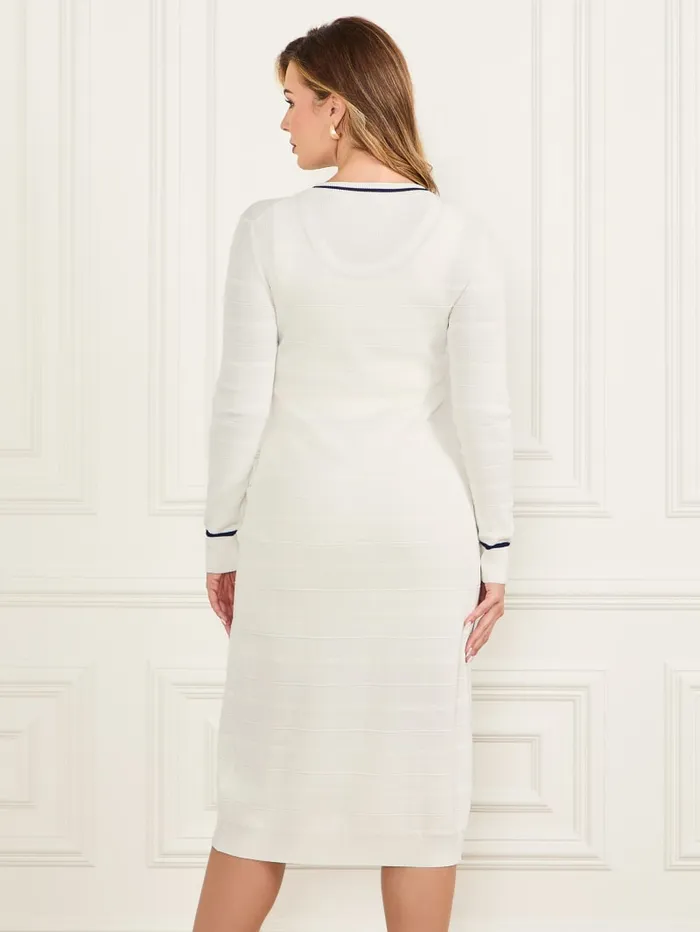 GUESS Jackets Ada Longline Cardigan White 8211 Women