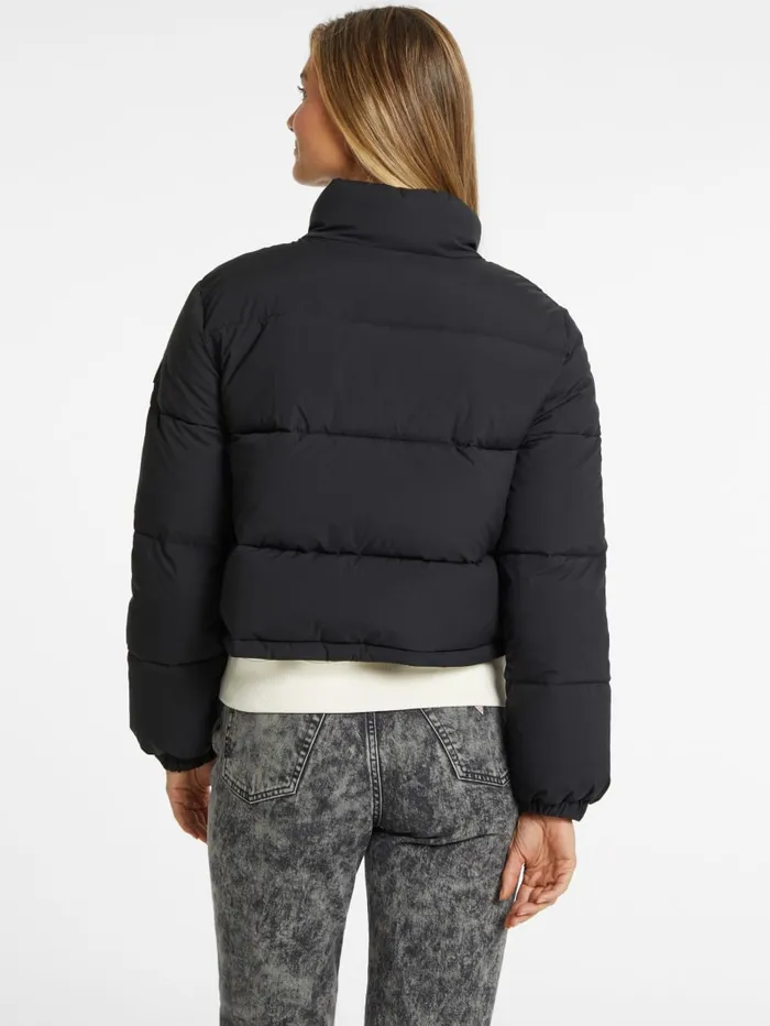 GUESS Jackets and Coats Crop Puffer Jacket Pink 8211 Women