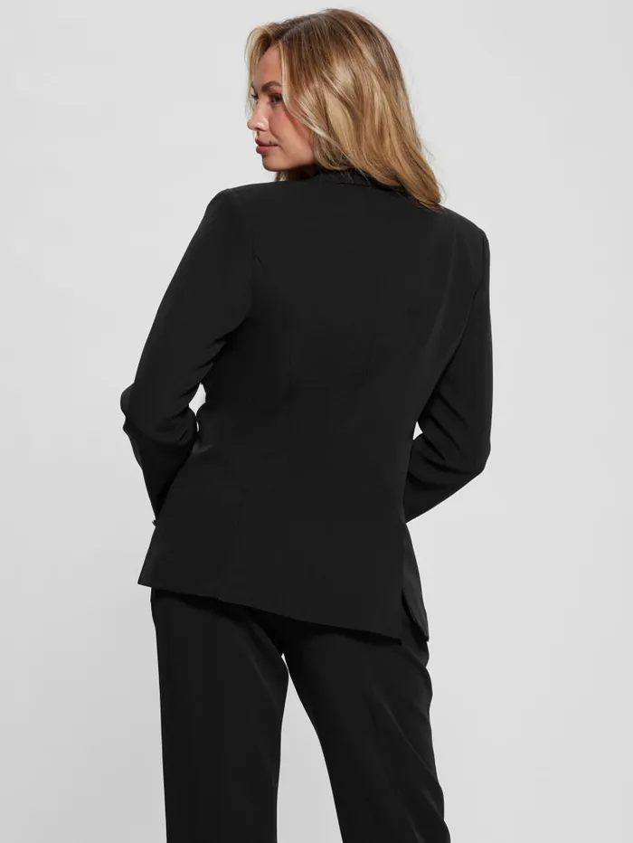 GUESS Jackets and Coats Eco Amanda Double Breasted Blazer Black 8211 Women