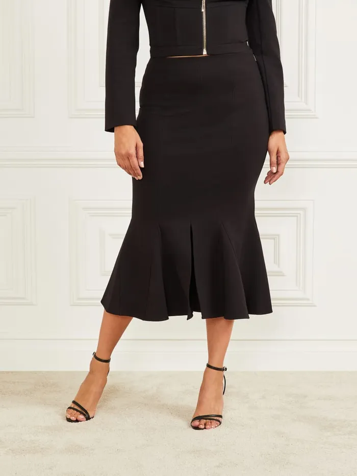 GUESS Jackets and Coats Harper Skirt Black 8211 Women