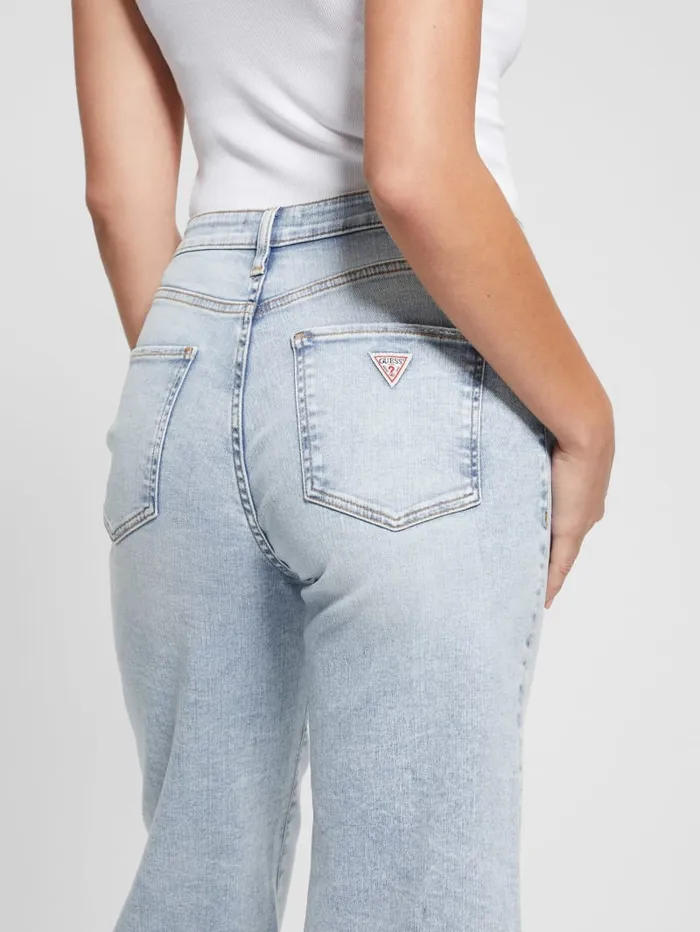 GUESS Jeans and Denim Ankle WideLeg Jeans Blue 8211 Women
