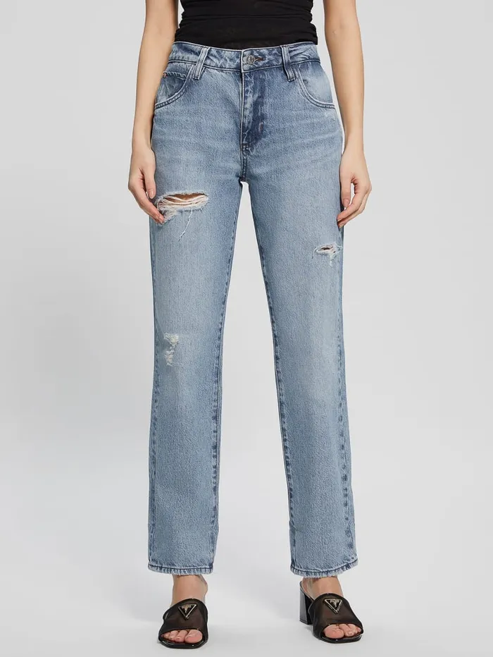 GUESS Jeans and Denim Celia Boyfriend Jeans Blue 8211 Women