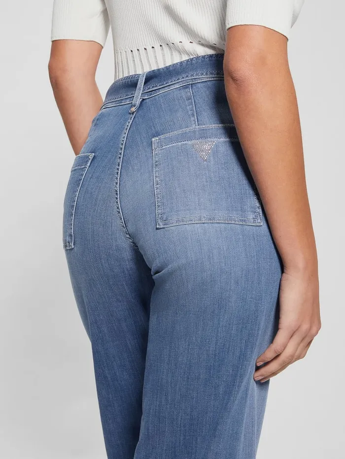 GUESS Jeans and Denim Eco Dakota Seamless Flare Jeans Blue 8211 Women