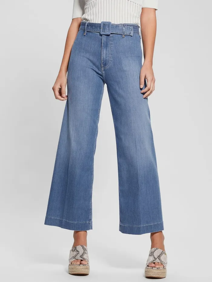 GUESS Jeans and Denim Eco Dakota Seamless Flare Jeans Blue 8211 Women