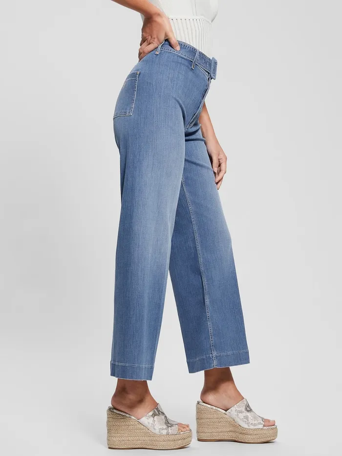 GUESS Jeans and Denim Eco Dakota Seamless Flare Jeans Blue 8211 Women