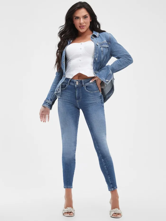 GUESS Jeans and Denim Eco Shape Up Skinny Jeans Blue 8211 Women