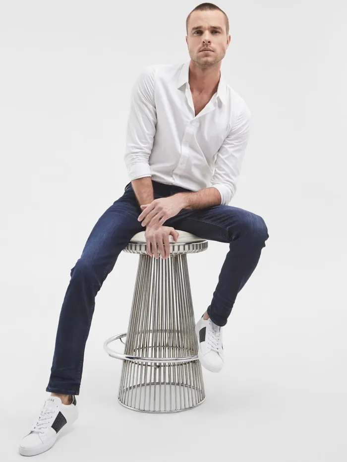 GUESS Jeans and Denim Finnley Tapered Jeans Blue 8211 Men