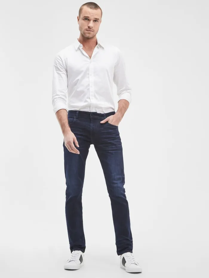 GUESS Jeans and Denim Finnley Tapered Jeans Blue 8211 Men