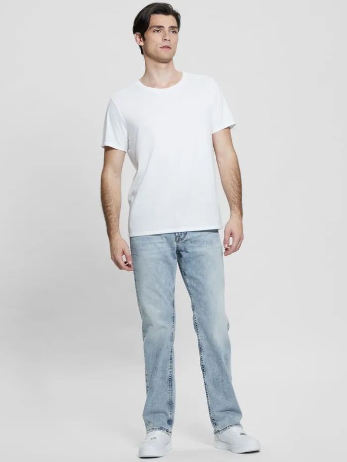 GUESS Jeans and Denim Mason Straight Jeans Blue 8211 Men