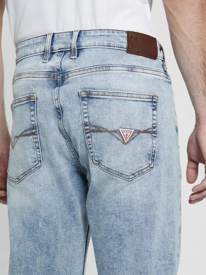 GUESS Jeans and Denim Mason Straight Jeans Blue 8211 Men