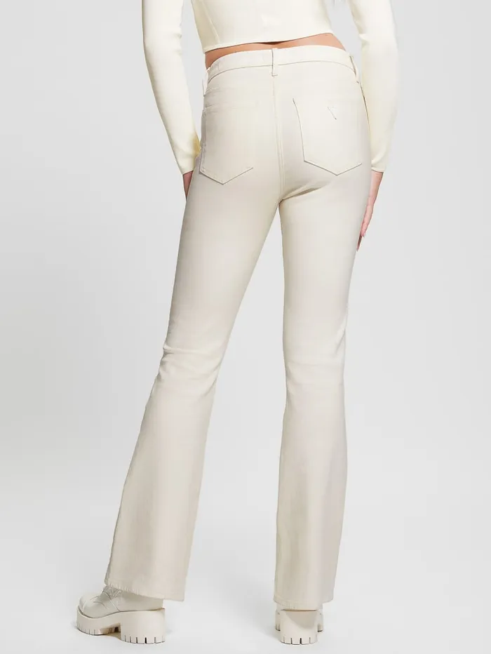 GUESS Jeans and Denim Sexy Flare Jeans White 8211 Women