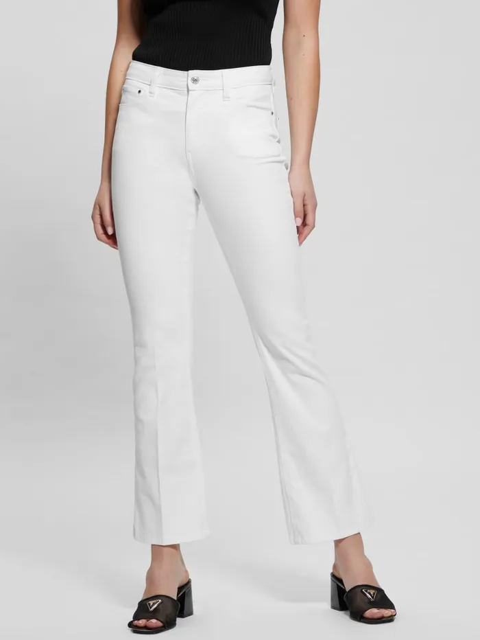 GUESS Jeans and Denim Sexy Flare Jeans White 8211 Women