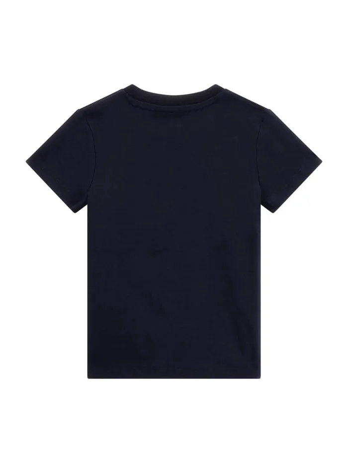 GUESS Little Boy 2 7 Eco Signature Tee 27 Blue 8211 Kids