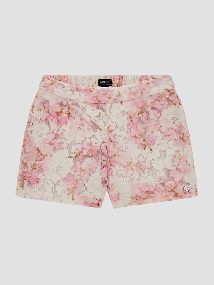 GUESS Little Girl 2 7 Lace Shorts 27 Pink 8211 Kids