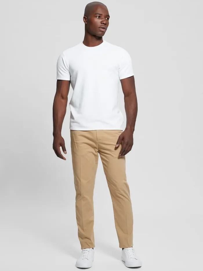 GUESS Pants and Shorts Noah Straight Pants Beige 8211 Men