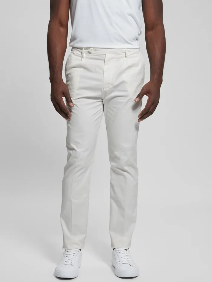 GUESS Pants and Shorts Noah Straight Pants Beige 8211 Men