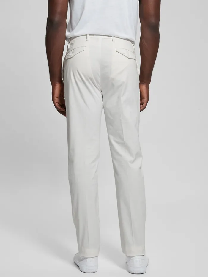 GUESS Pants and Shorts Noah Straight Pants Beige 8211 Men