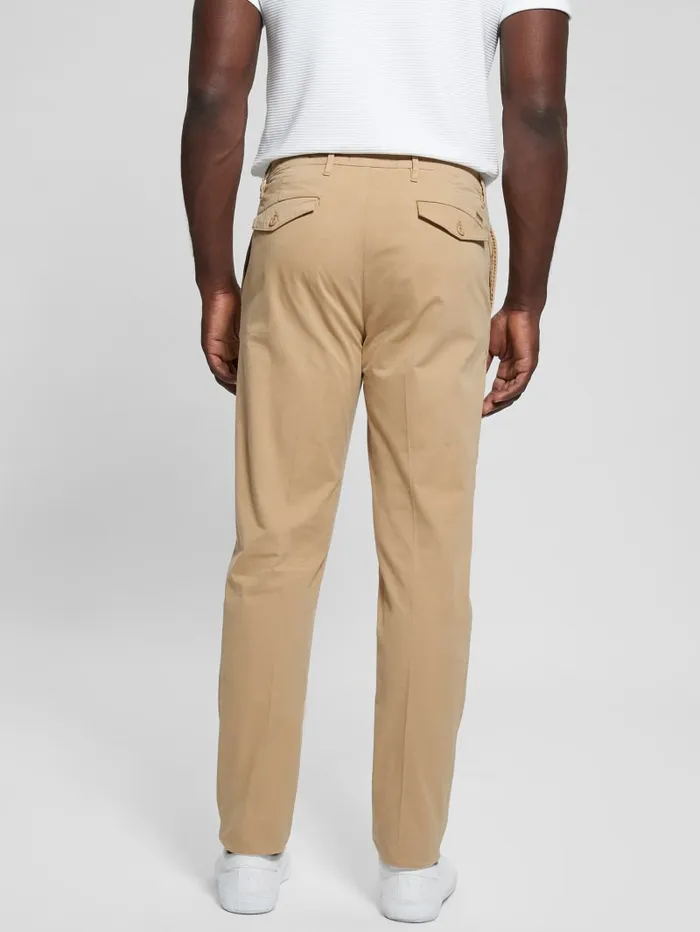 GUESS Pants and Shorts Noah Straight Pants Beige 8211 Men