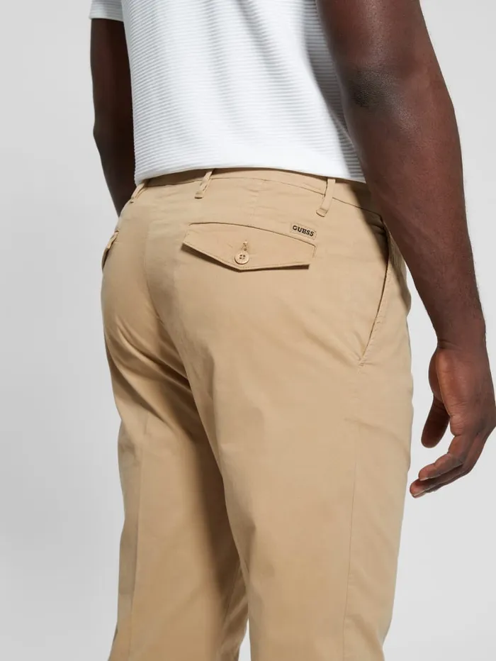 GUESS Pants and Shorts Noah Straight Pants Beige 8211 Men