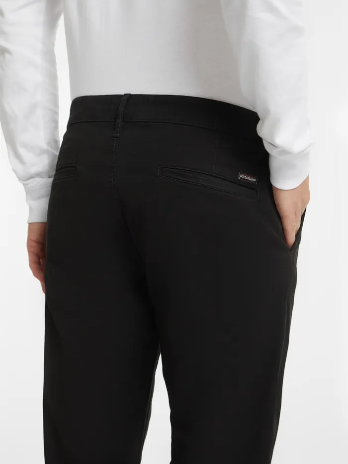 GUESS Pants and Shorts Slim Chinos Black 8211 Men