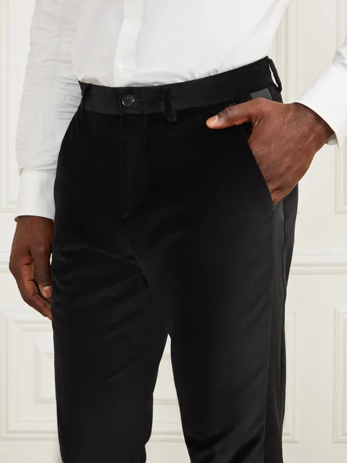 GUESS Pants and Shorts Warren Smoking Pant Black 8211 Men
