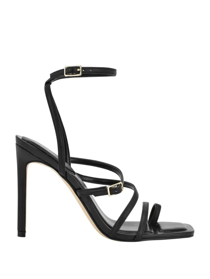 GUESS Sale Bolten Strappy Stiletto Heels Orange 8211 Women