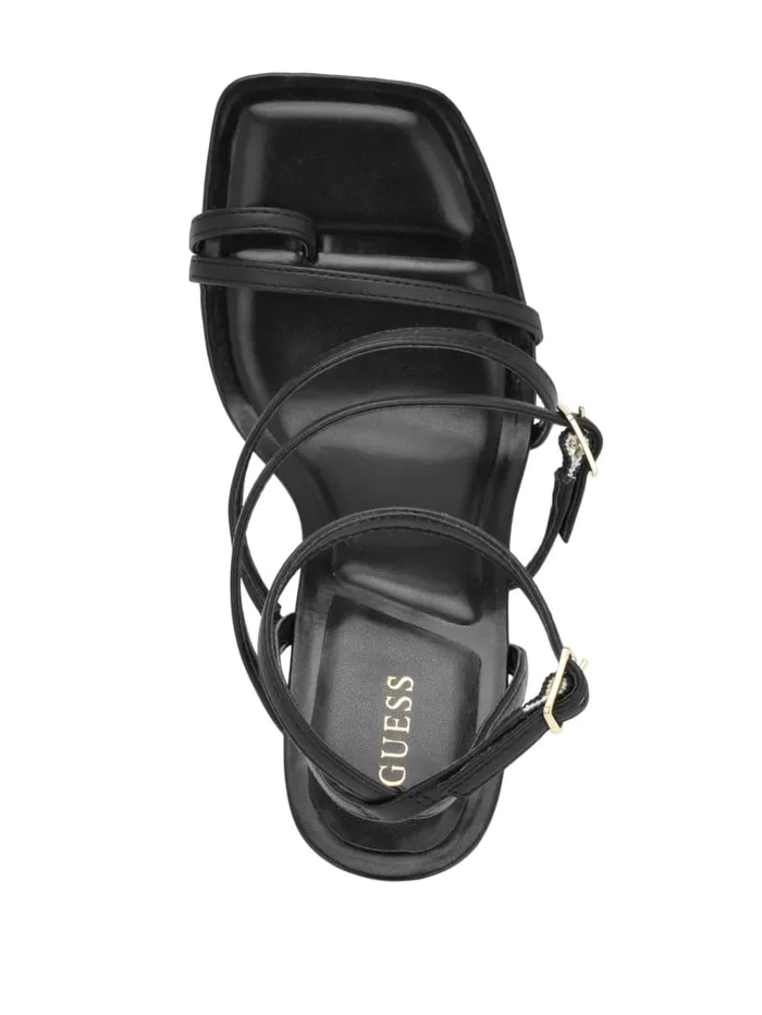 GUESS Sale Bolten Strappy Stiletto Heels Orange 8211 Women