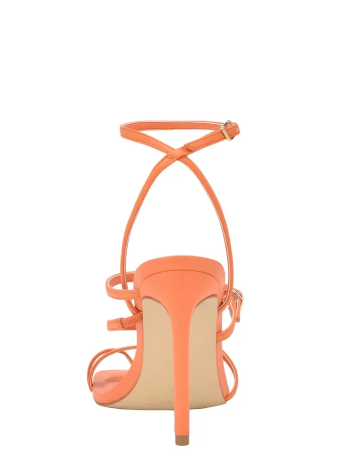 GUESS Sale Bolten Strappy Stiletto Heels Orange 8211 Women