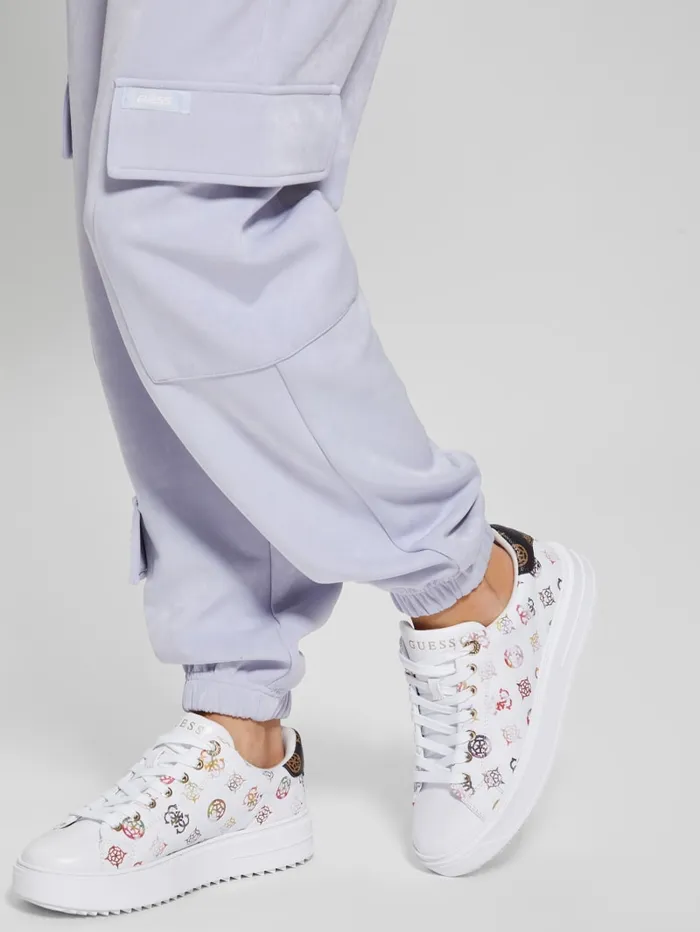 GUESS Sale Denesa Peony LowTop Sneakers Black 8211 Women