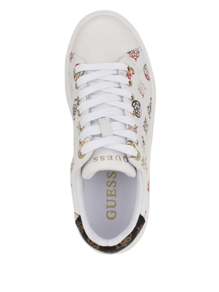 GUESS Sale Denesa Peony LowTop Sneakers Black 8211 Women