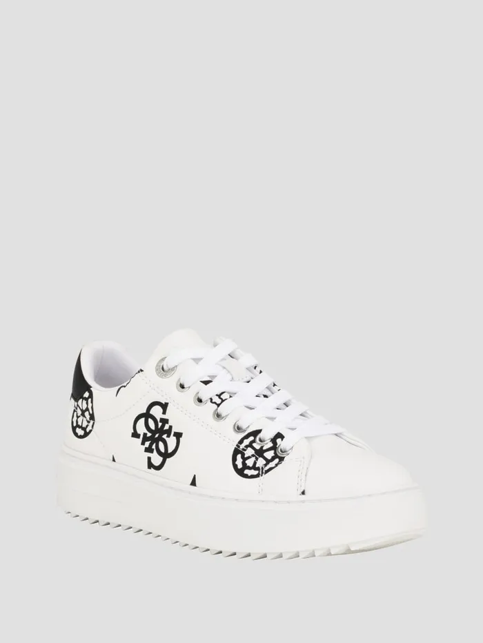 GUESS Sale Denesa Peony LowTop Sneakers Black 8211 Women